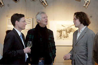 Leander Kresse (r.) im Gespräch
